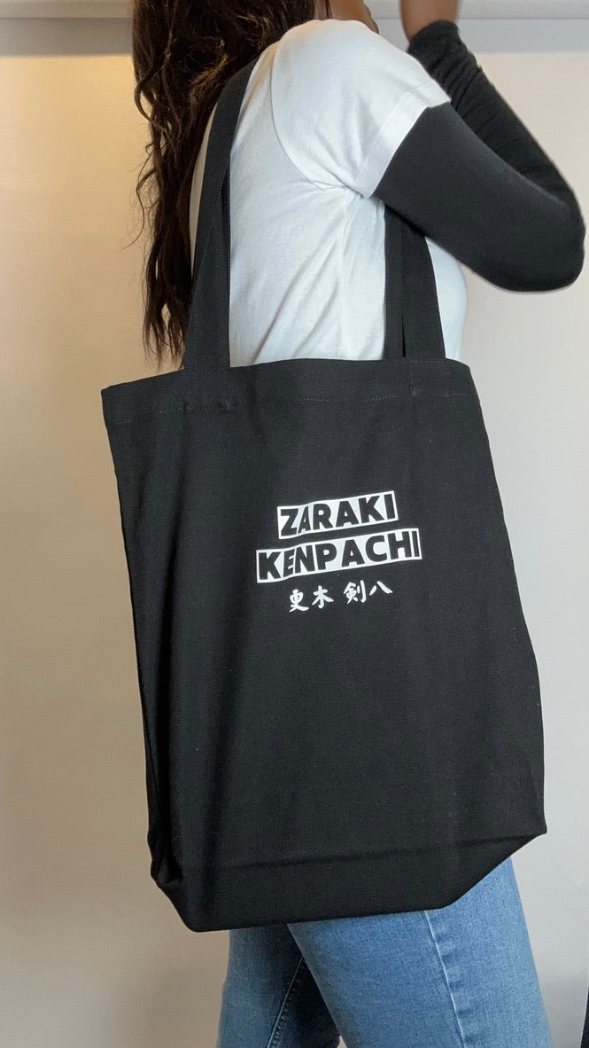 zaraki kenpachi bleach anime tote bag
