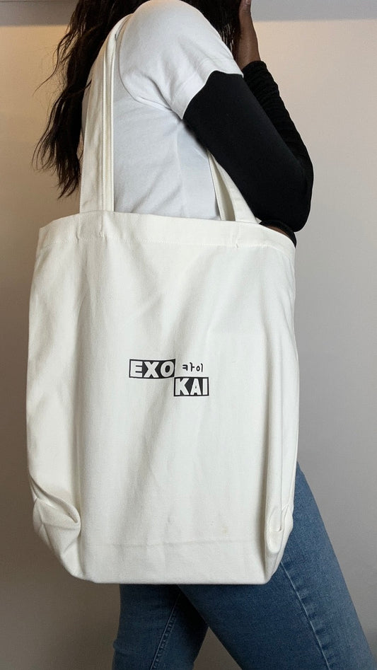 exo kai kpop tote bag