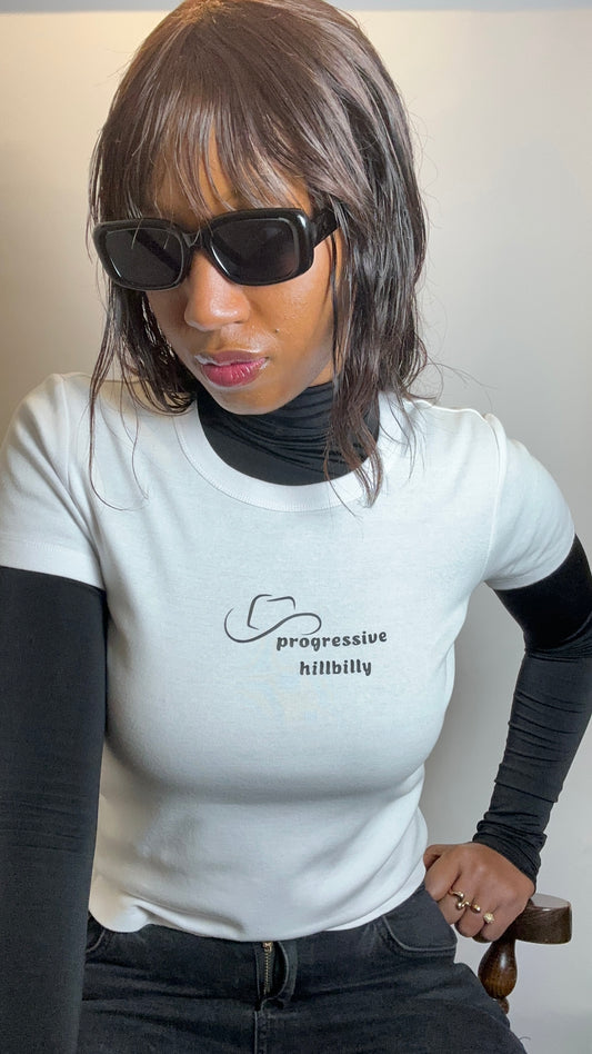 progressive hillbilly organic t-shirt